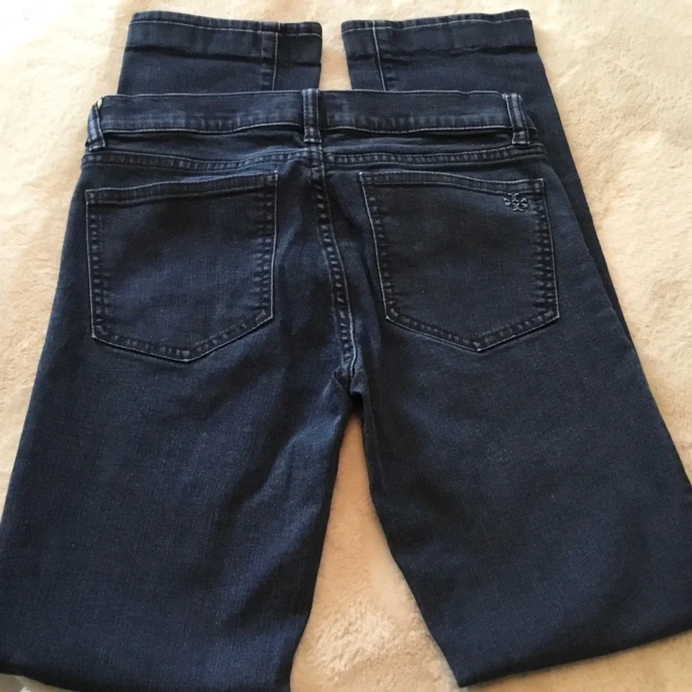 Tory Burch Dark Blue Straight Leg Jeans - Size 26